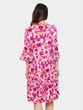 Saint Tropez Eda Floral Tiered Dress, Pink/Multi