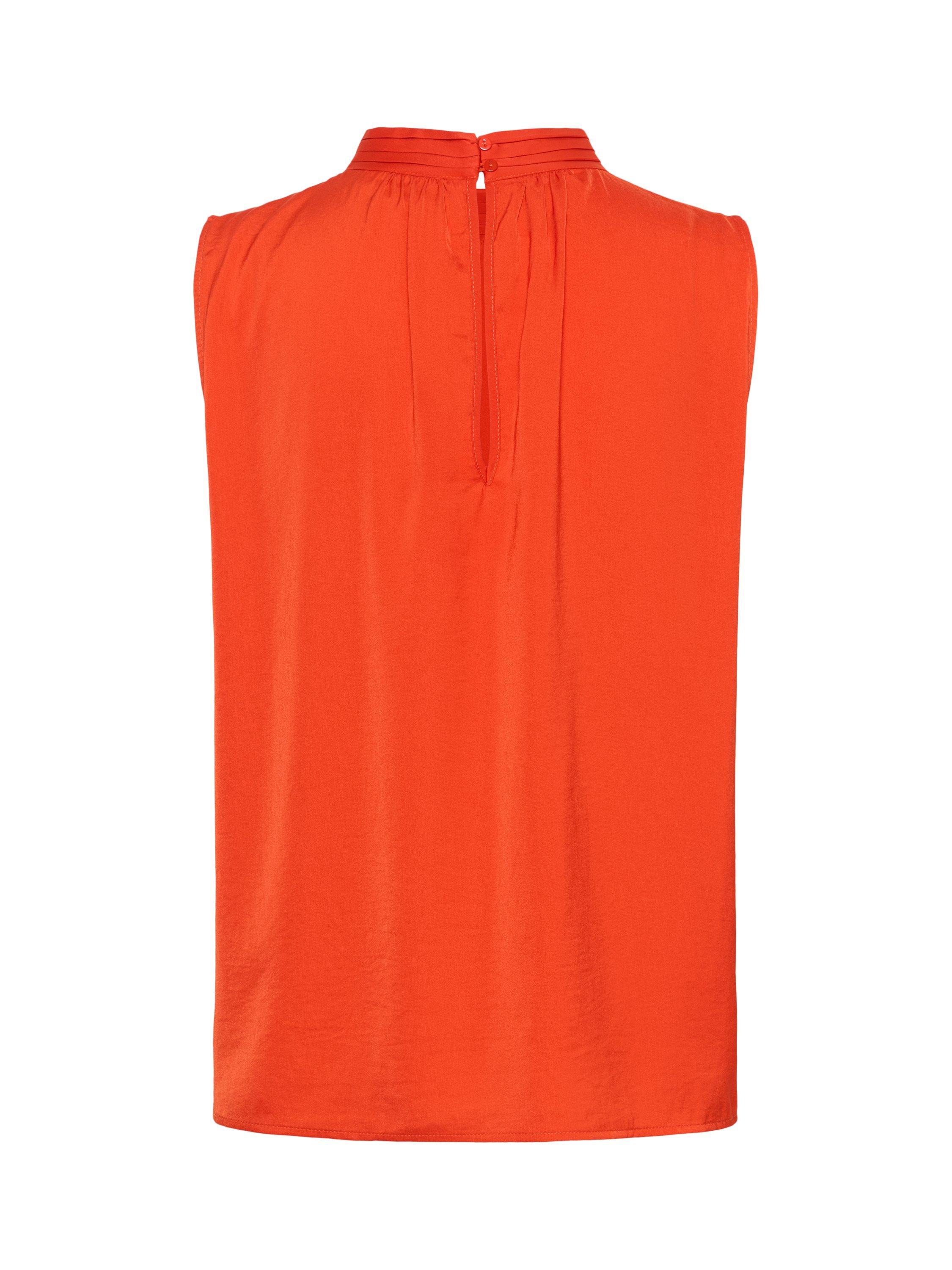 Product image 2 of 2, which shows Saint Tropez Aileen High Neck Sleeveless Top, Orange, XXL