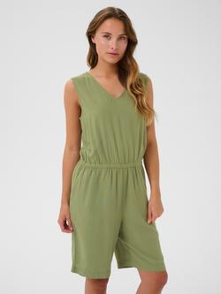 KAFFE Milia Playsuit, Mid Green