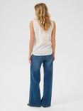 KAFFE Jolia Sleeveless Top, Chalk