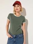 Baukjen Slim Fit Colour Contrast T-Shirt