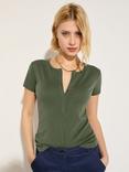 Baukjen Kikki Henley Top, Light Khaki