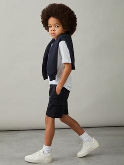 Reiss Kids' Oliver Cargo Shorts, Navy, Navy
