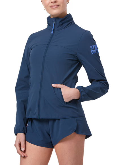 Gym+Coffee Celero Jacket, Petrol Blue
