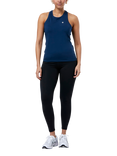Gym+Coffee Relentless Racerback Vest, Petrol Blue