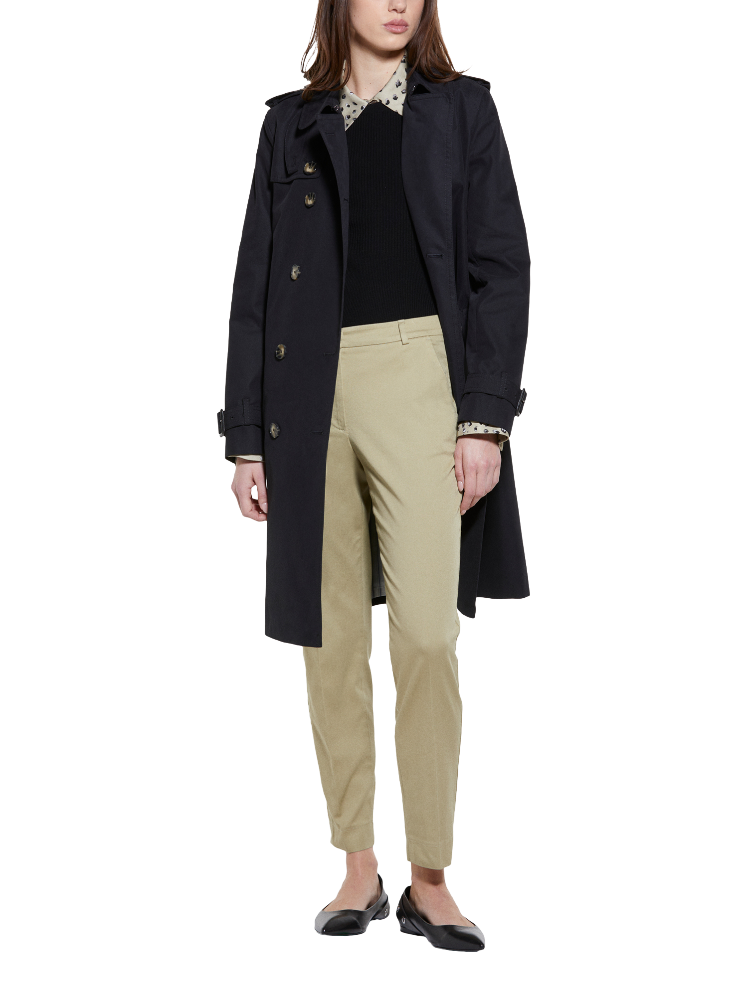 Product image 3 of 3, which shows SISLEY Regular Fit Chino Trousers, Green, 16