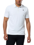 Gym+Coffee Coffee Polo Shirt, Ultra White