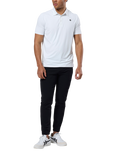Gym+Coffee Coffee Polo Shirt, Ultra White