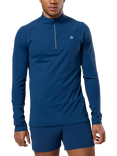 Gym+Coffee Relentless Slim Fit 1/4 Quarter Zip Midlayer Top