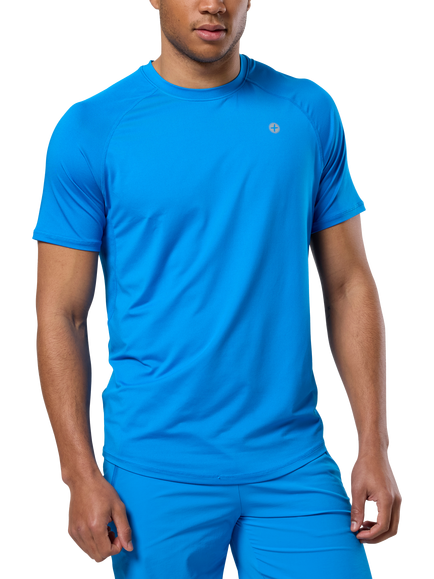 Gym+Coffee Relentless T-Shirt, Sky Blue