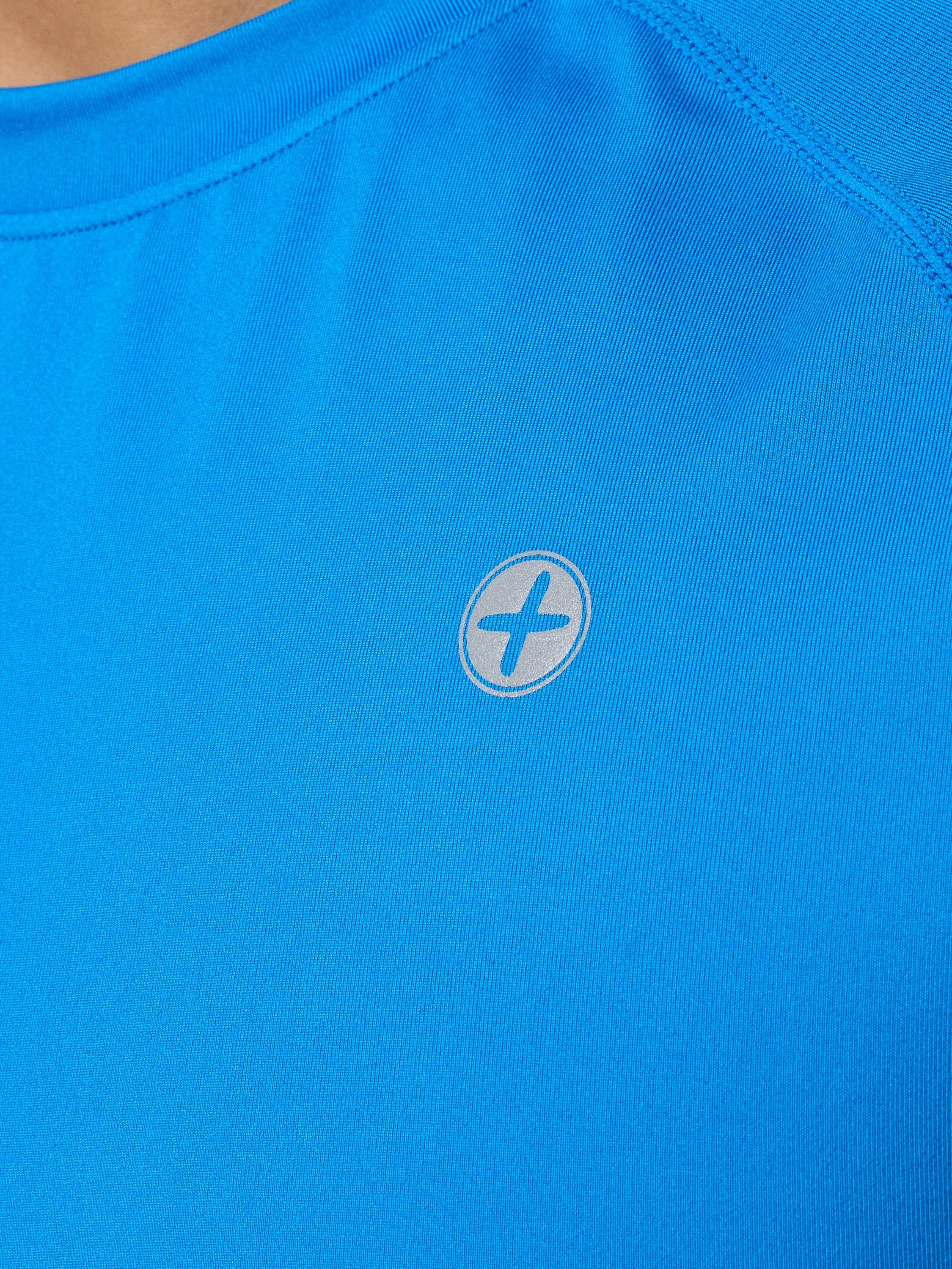Product image 6 of 6, which shows Gym+Coffee Relentless T-Shirt, Sky Blue, S