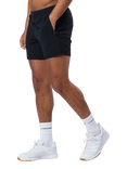 Gym+Coffee Essential 6" Shorts, Black