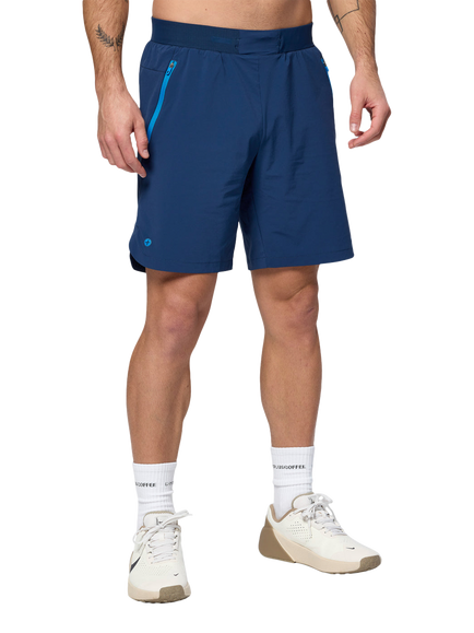 Gym+Coffee Relentless Shorts, Petrol Blue, Petrol Blue