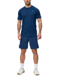 Gym+Coffee Relentless Shorts, Petrol Blue