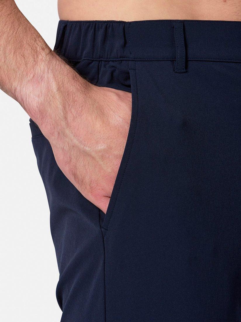 Product image 7 of 8, which shows Gym+Coffee Game Changer Slim Fit Trousers, Obsidian, S