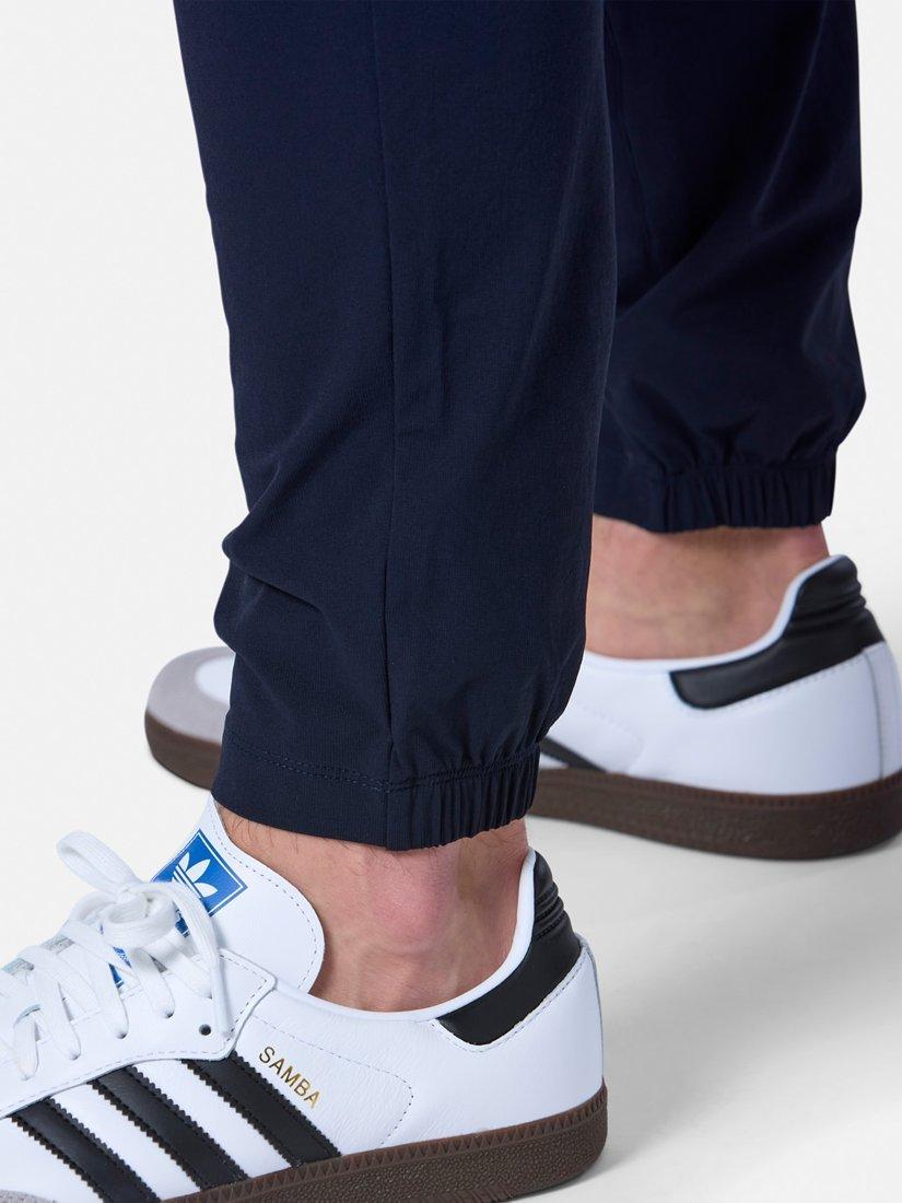 Product image 8 of 8, which shows Gym+Coffee Game Changer Slim Fit Trousers, Obsidian, S