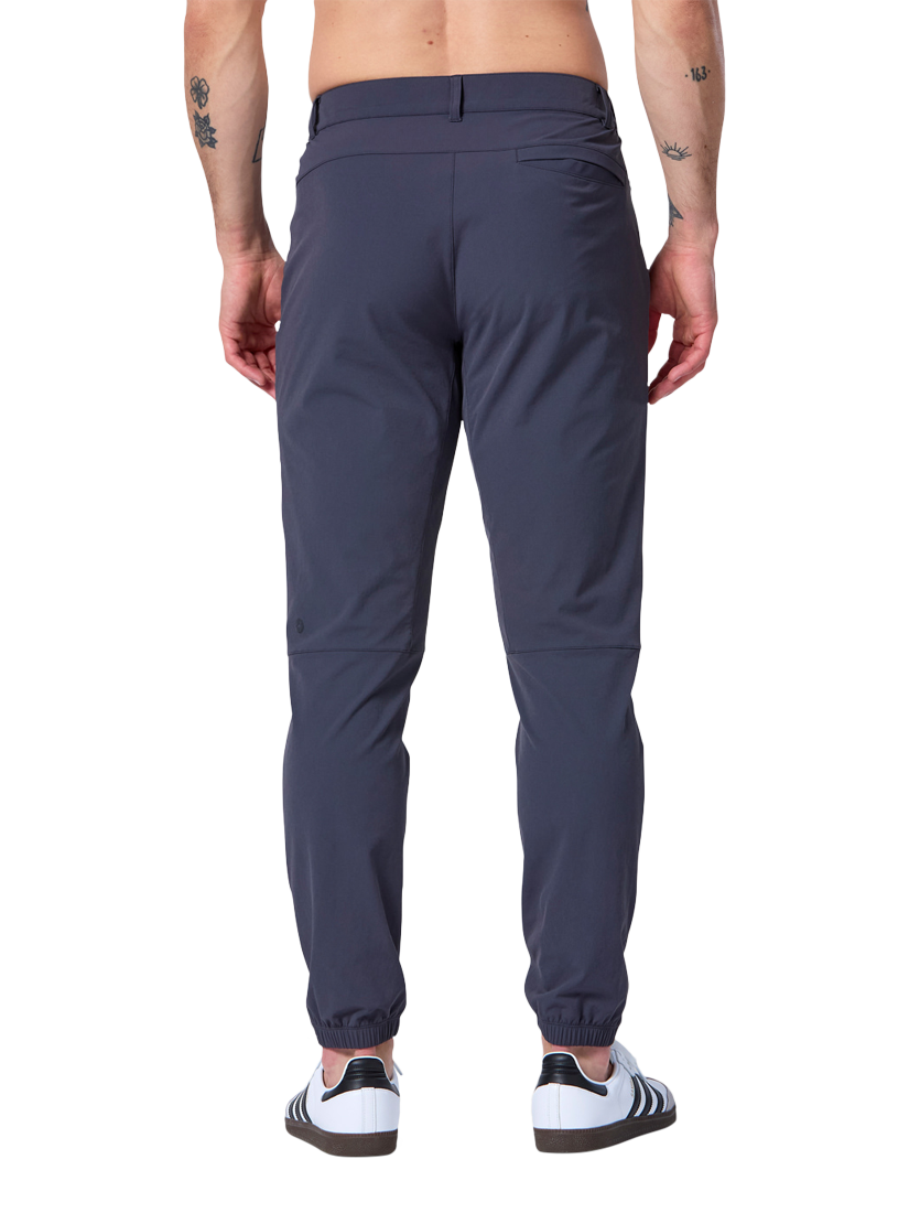 Product image 3 of 9, which shows Gym+Coffee Game Changer Slim Fit Trousers, Orbit Grey, S