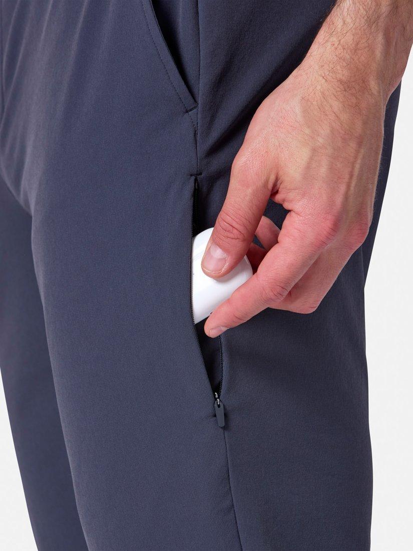 Product image 8 of 9, which shows Gym+Coffee Game Changer Slim Fit Trousers, Orbit Grey, S