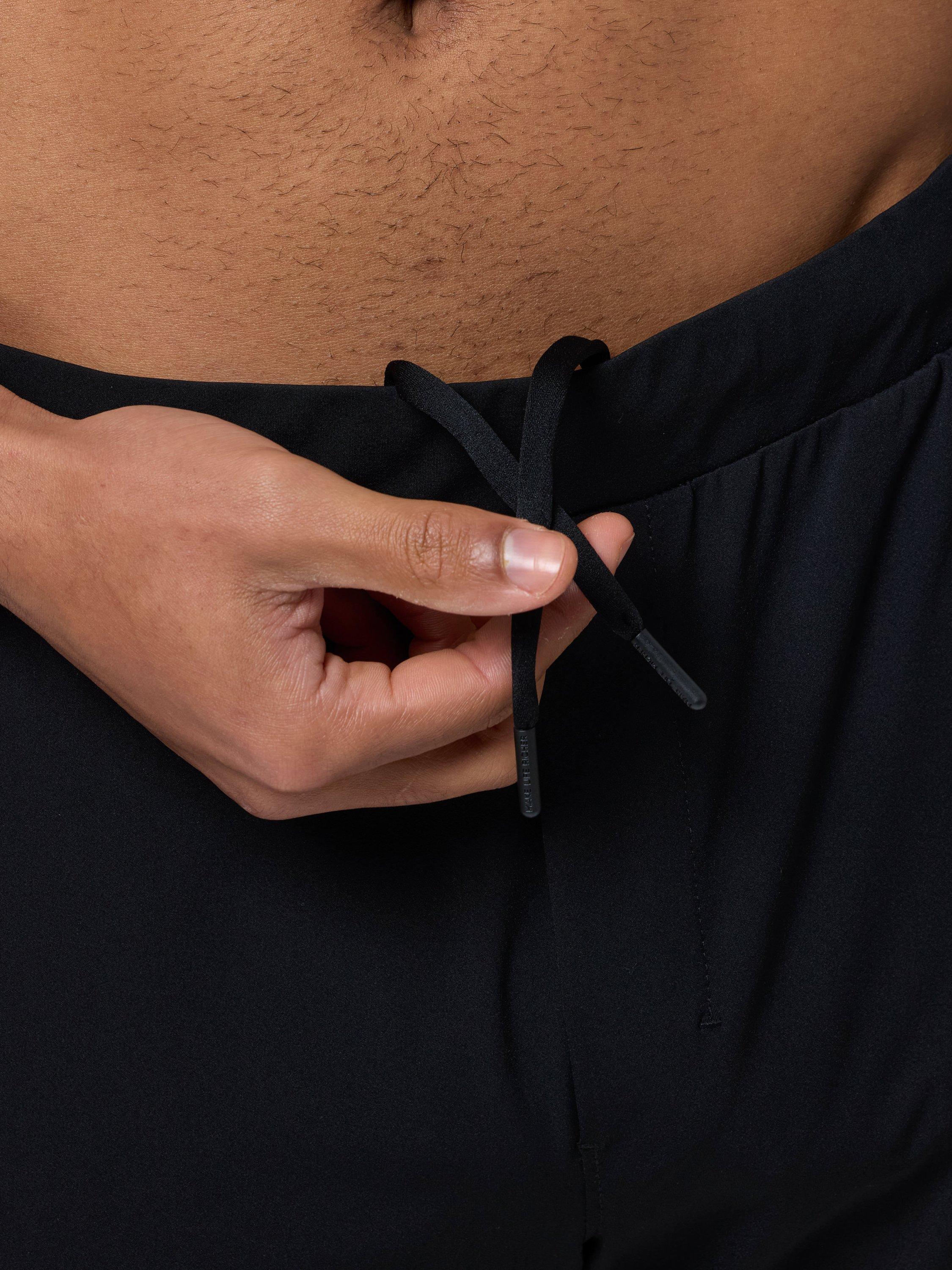 Product image 4 of 7, which shows Gym+Coffee In Motion Slim Fit Joggers, Black, S