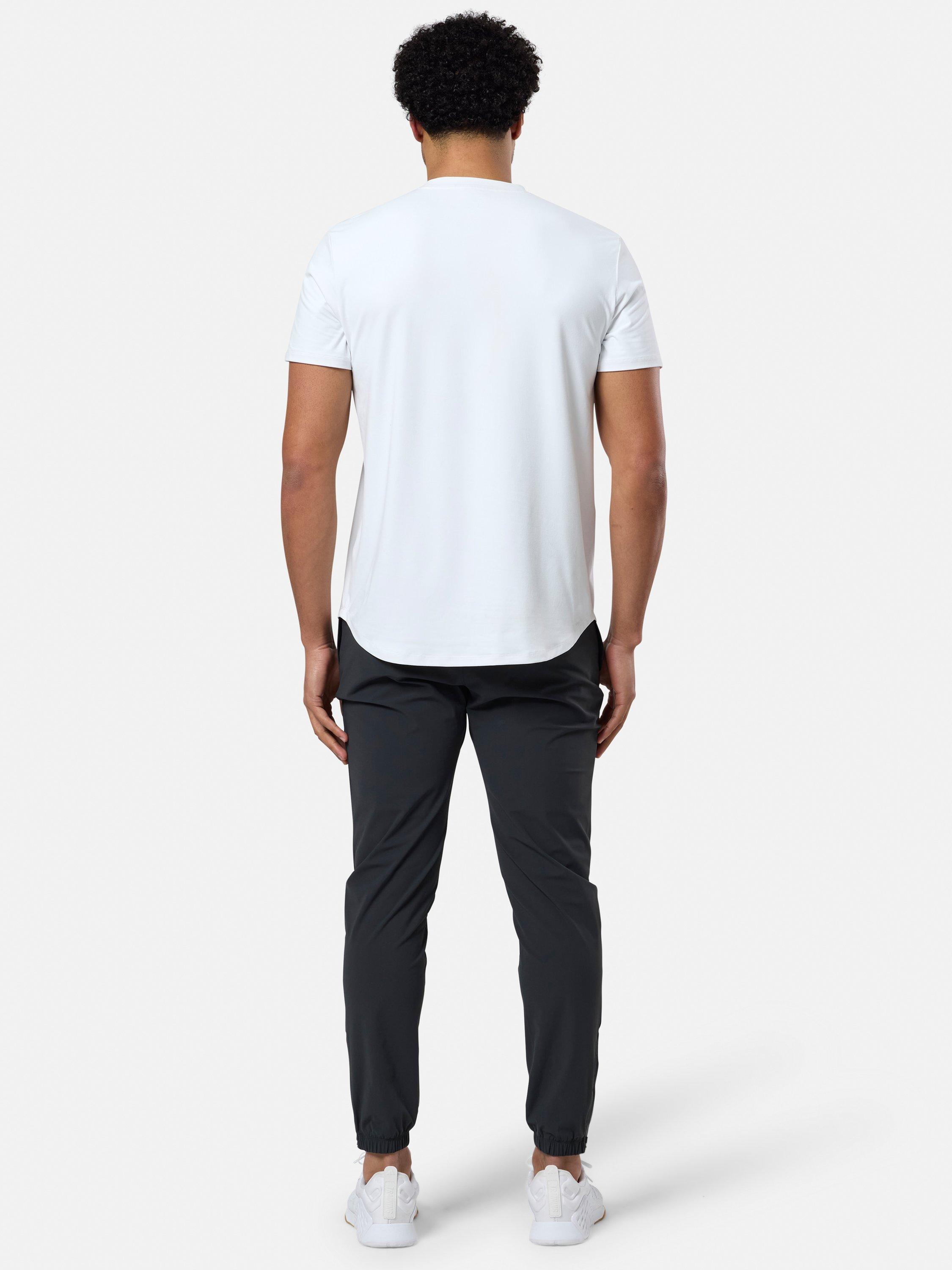 Product image 7 of 7, which shows Gym+Coffee In Motion Slim Fit Joggers, Midnight Grey, S