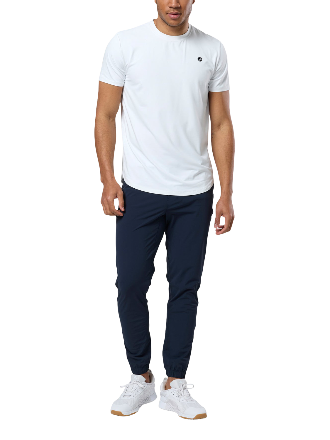 Product image 1 of 6, which shows Gym+Coffee In Motion Slim Fit Joggers, Obsidian, S