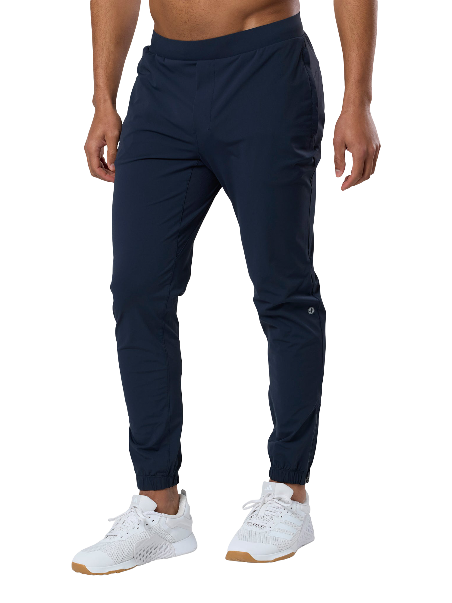 Product image 2 of 6, which shows Gym+Coffee In Motion Slim Fit Joggers, Obsidian, S