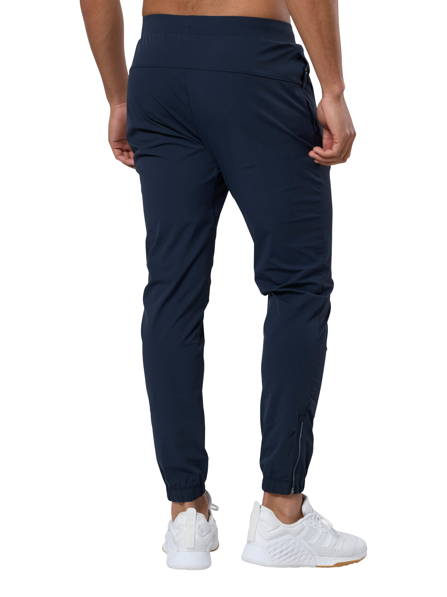 Product image 3 of 6, which shows Gym+Coffee In Motion Slim Fit Joggers, Obsidian, S