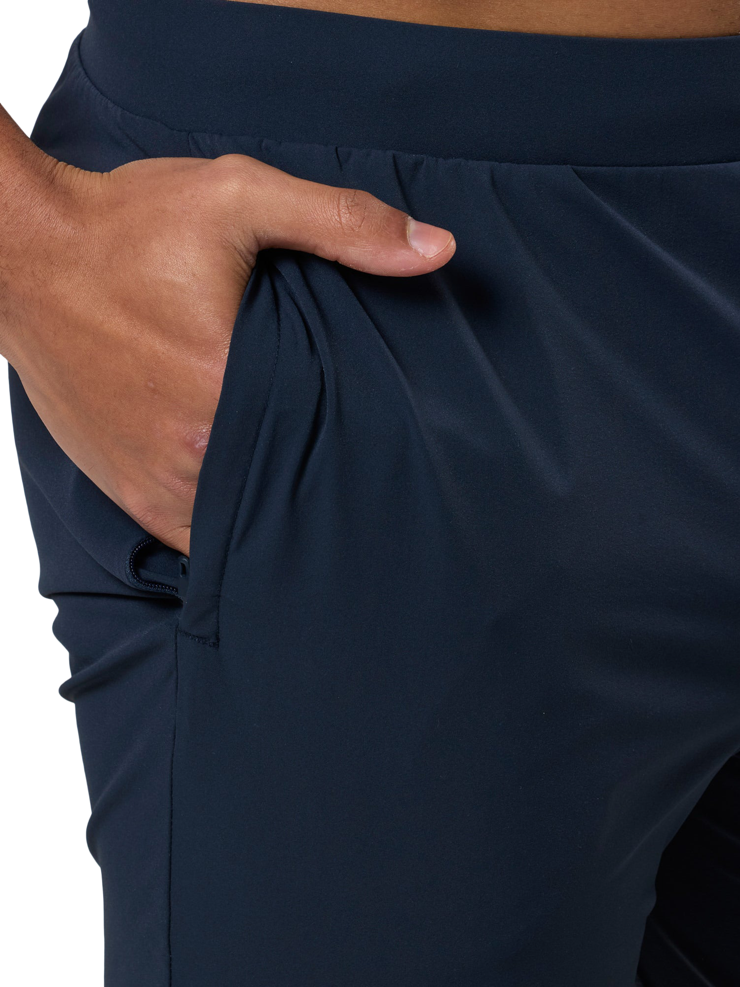 Product image 4 of 6, which shows Gym+Coffee In Motion Slim Fit Joggers, Obsidian, S