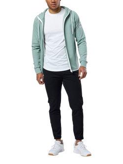 Gym+Coffee Chill Full Zip Hoodie - view 2, Summer Green
