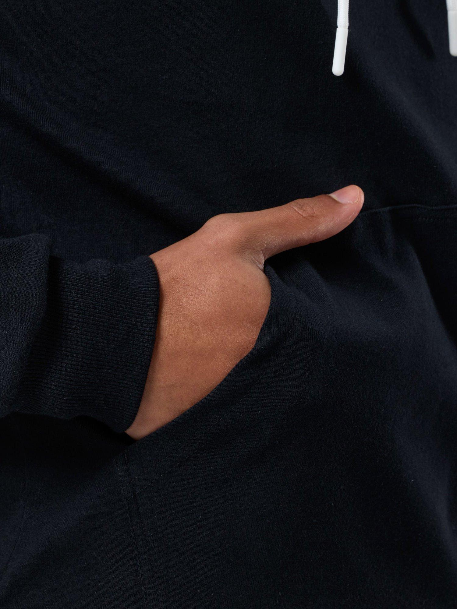 Product image 5 of 6, which shows Gym+Coffee Chill Hoodie, Black, S