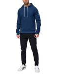Gym+Coffee Chill Hoodie, Petrol Blue