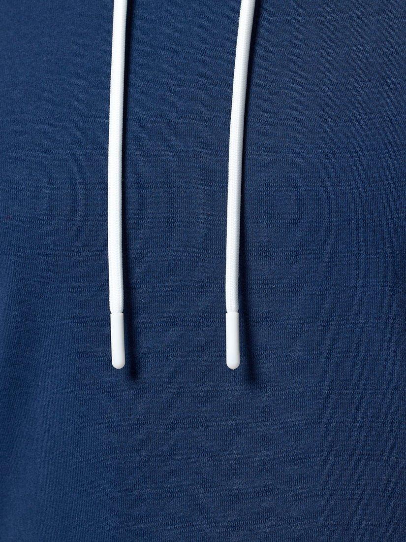 Product image 5 of 6, which shows Gym+Coffee Chill Hoodie, Petrol Blue, S