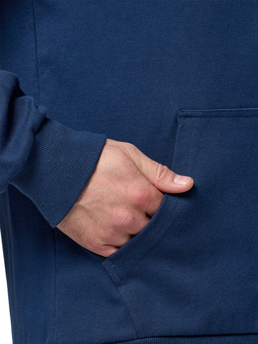 Product image 6 of 6, which shows Gym+Coffee Chill Hoodie, Petrol Blue, S