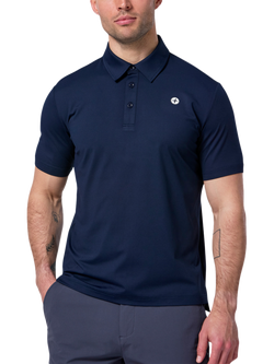 Gym+Coffee Coffee Polo Shirt, Obsidian