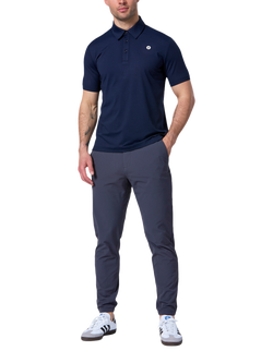 Gym+Coffee Coffee Polo Shirt - view 2, Obsidian