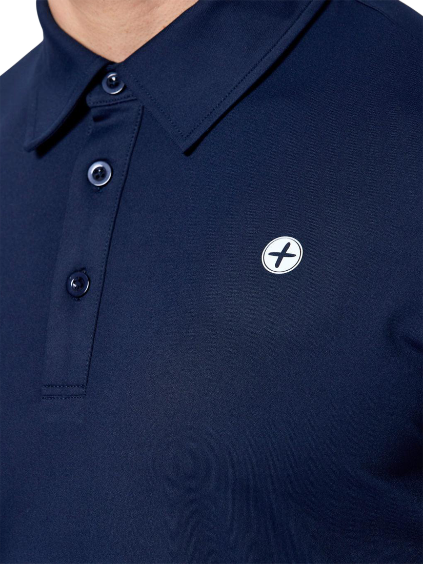 Product image 6 of 7, which shows Gym+Coffee Coffee Polo Shirt, Obsidian, S