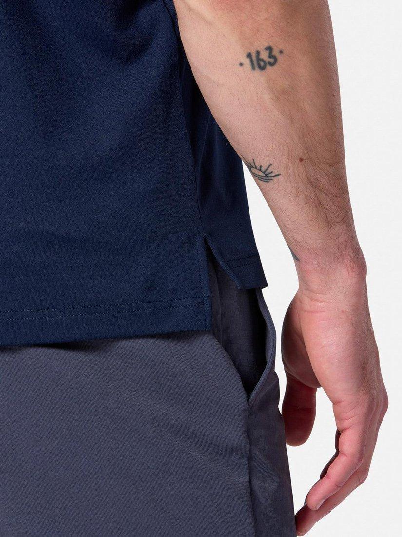 Product image 7 of 7, which shows Gym+Coffee Coffee Polo Shirt, Obsidian, S