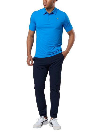 Gym+Coffee Coffee Polo Shirt - view 2, Sky Blue