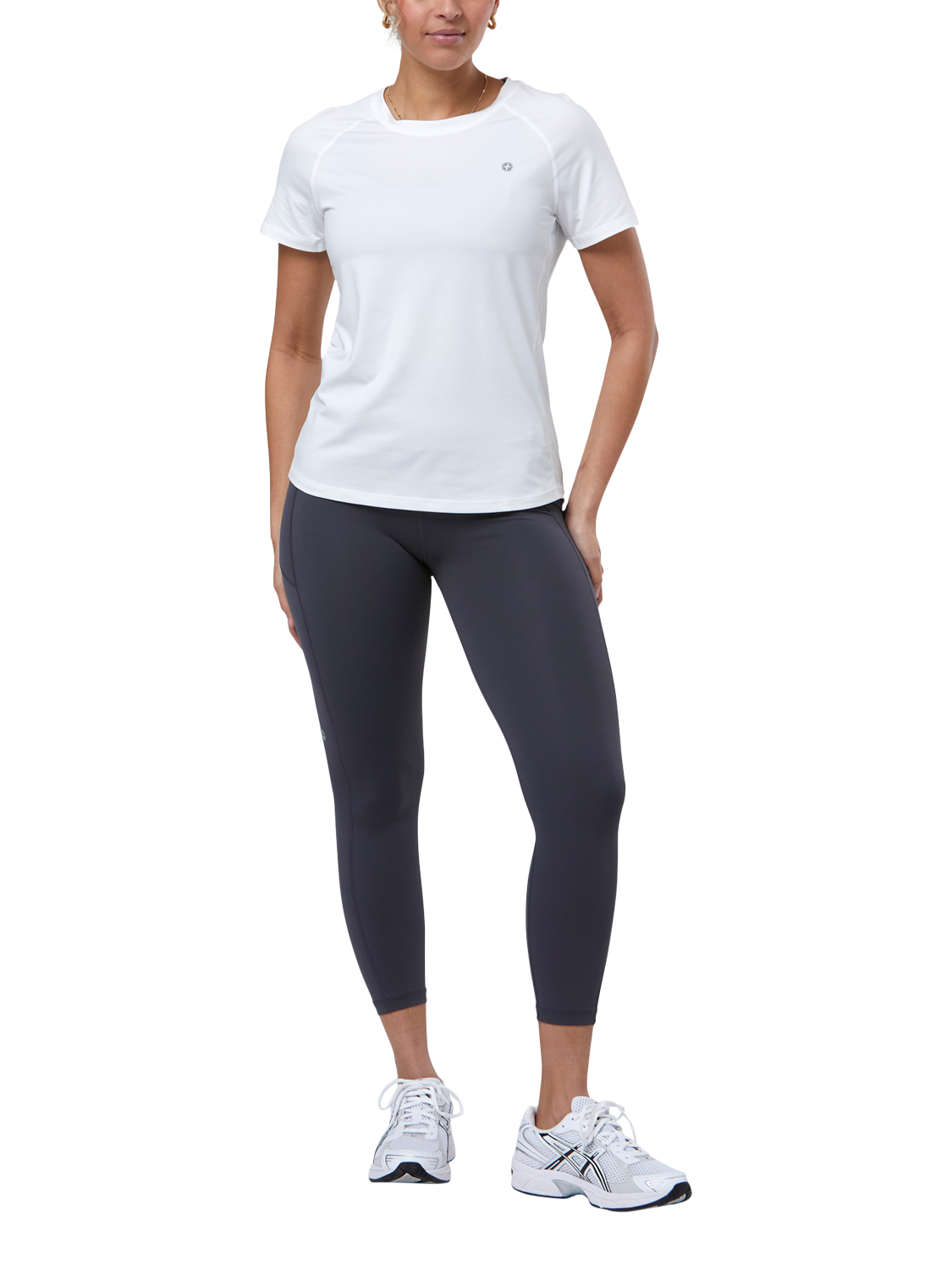 Product image 3 of 8, which shows Gym+Coffee Relentless 7/8 Stretch Leggings, Orbit, XS