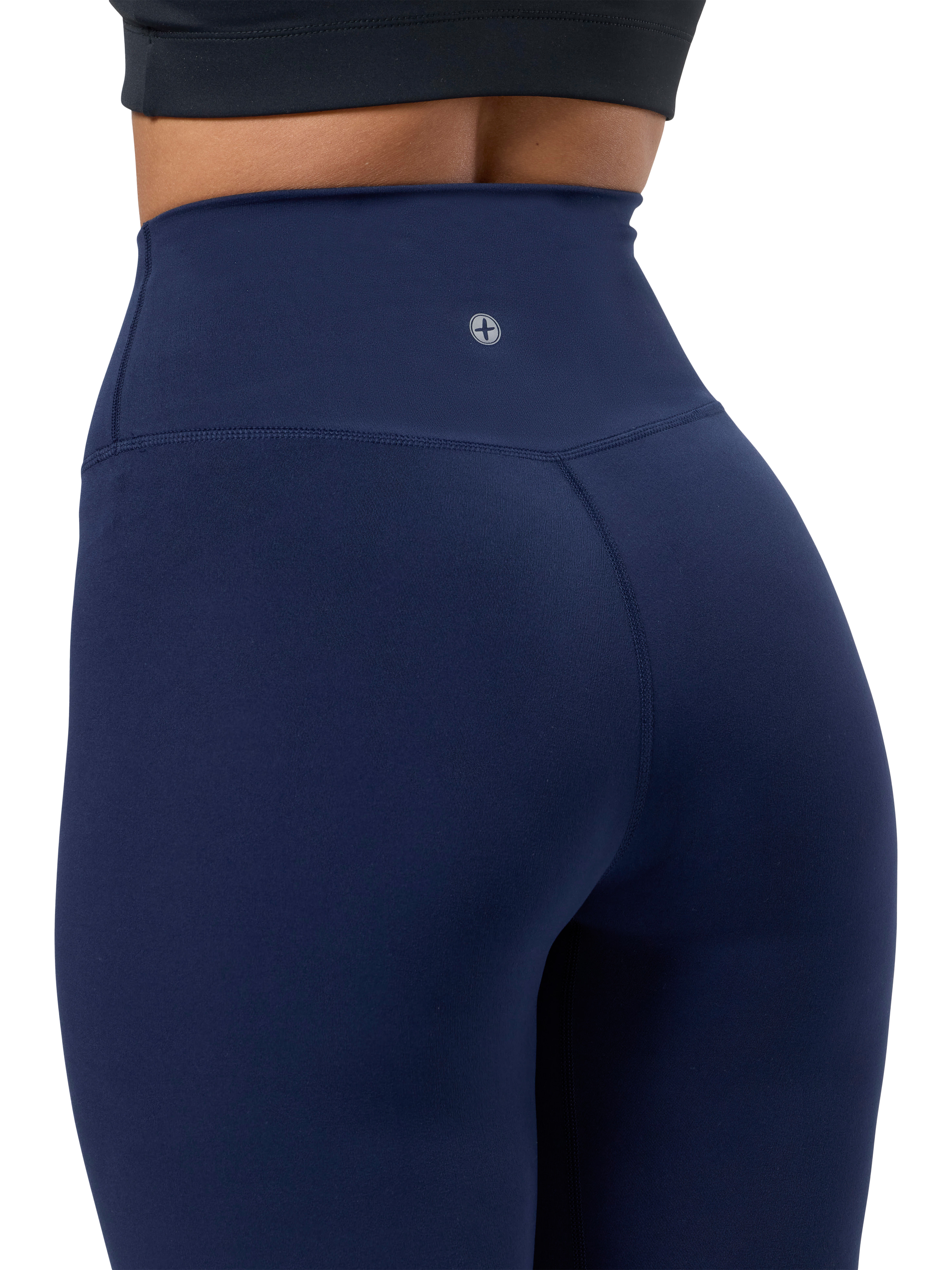 Product image 5 of 6, which shows Gym+Coffee Soft Motion 7/8 Stretch Leggings, Twilight Navy, XS