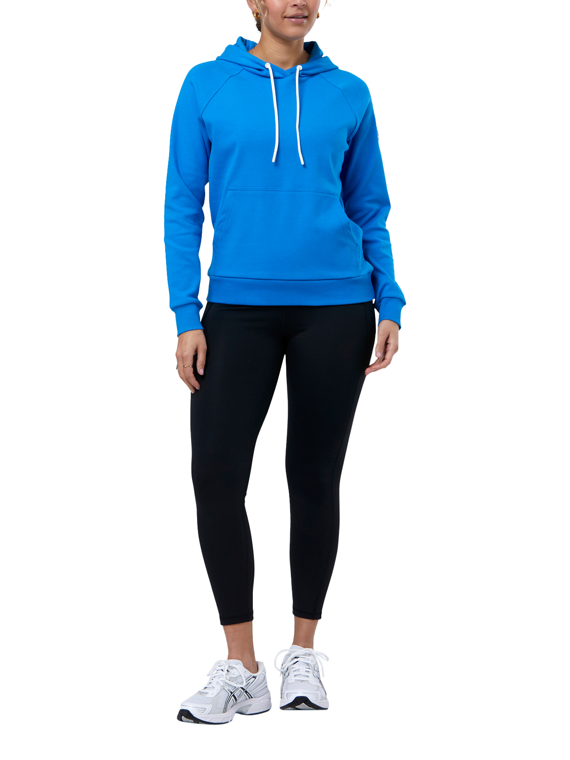 Product image 2 of 6, which shows Gym+Coffee Chill Hoodie, Sky Blue, XS