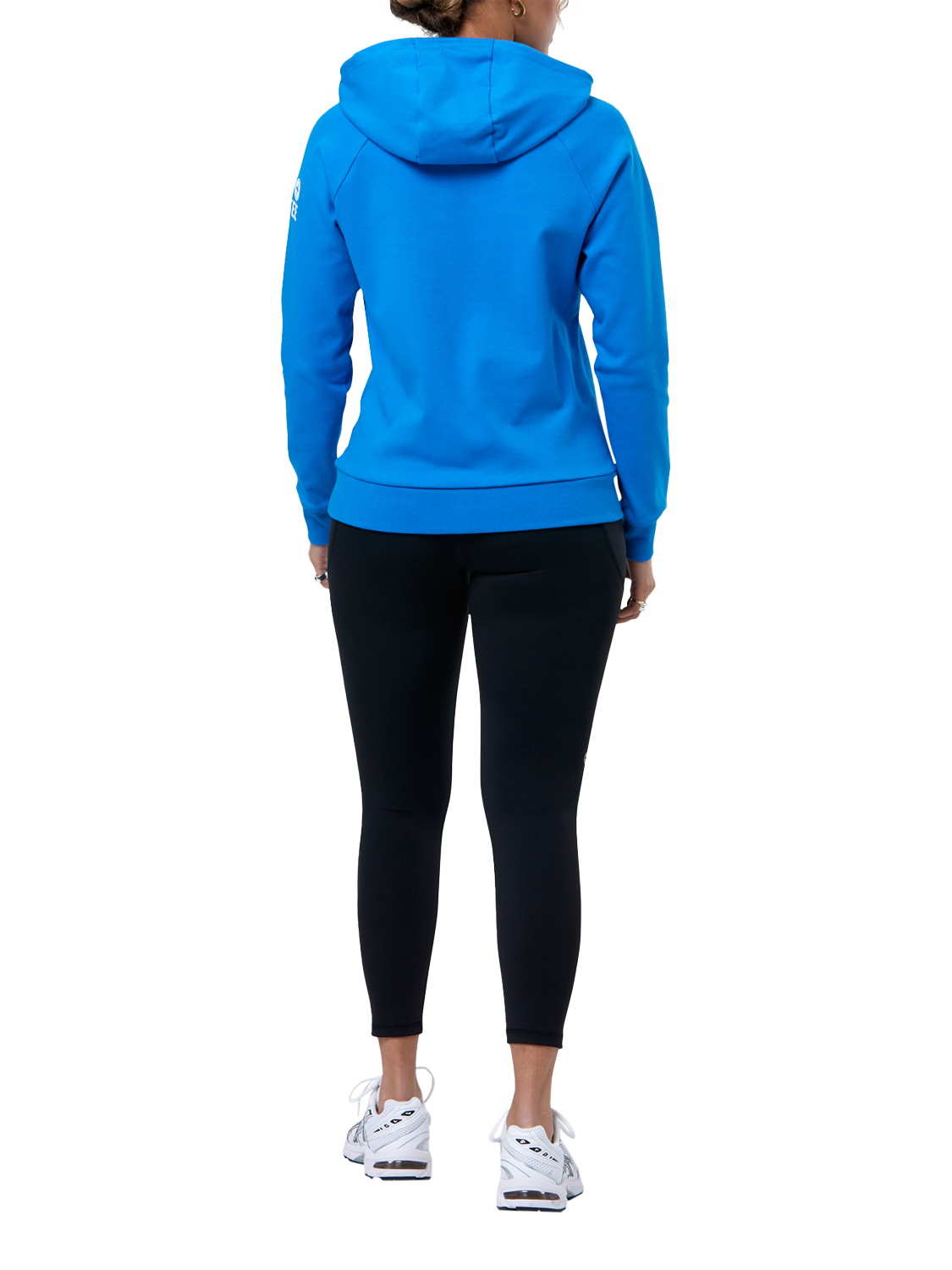Product image 3 of 6, which shows Gym+Coffee Chill Hoodie, Sky Blue, XS