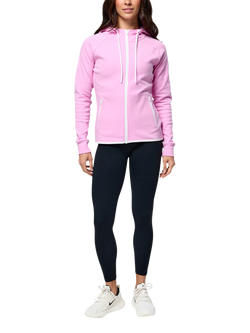 Gym+Coffee Chill Zip Hoodie - view 2, Cotton Candy