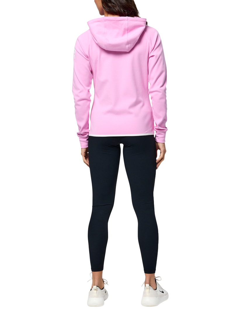 Product image 3 of 7, which shows Gym+Coffee Chill Zip Hoodie, Cotton Candy, XS