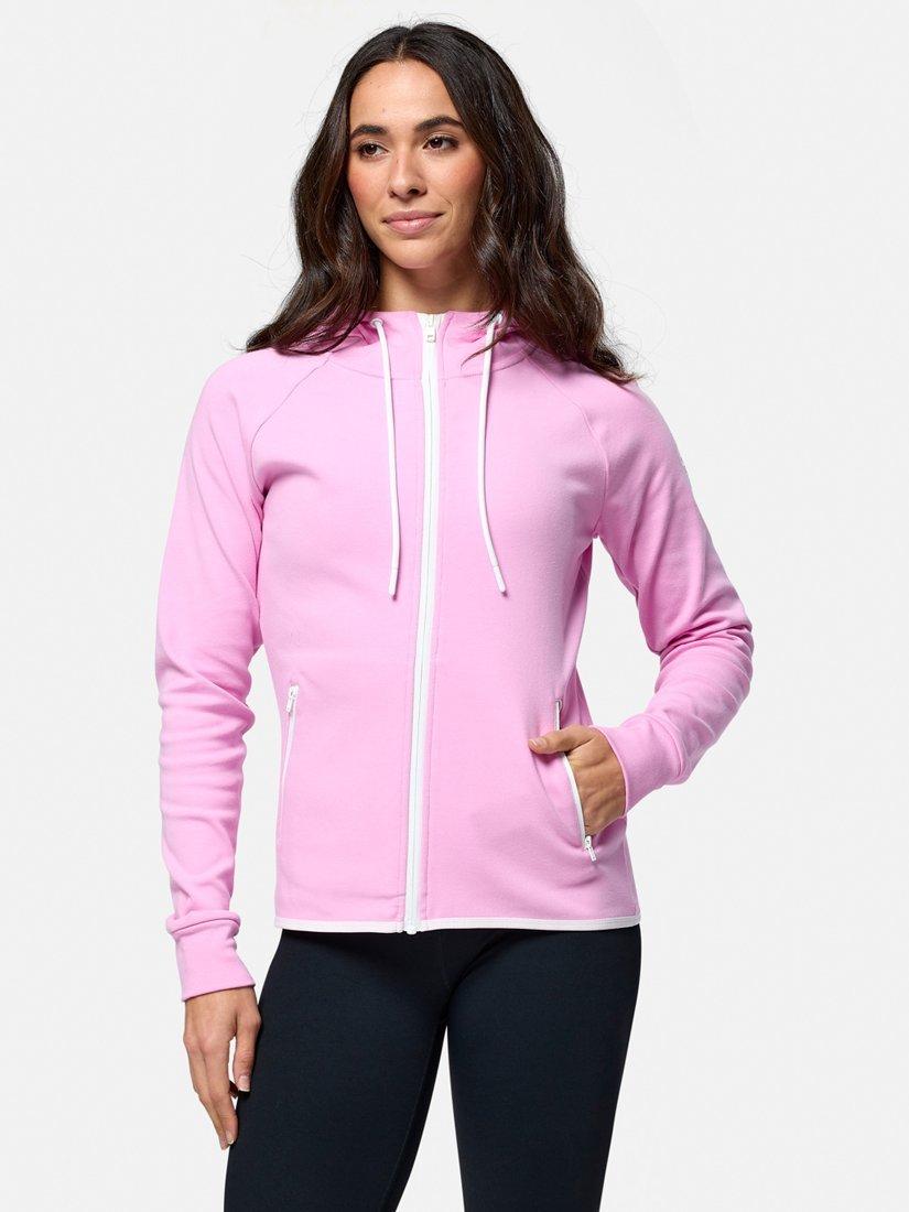 Product image 7 of 7, which shows Gym+Coffee Chill Zip Hoodie, Cotton Candy, XS