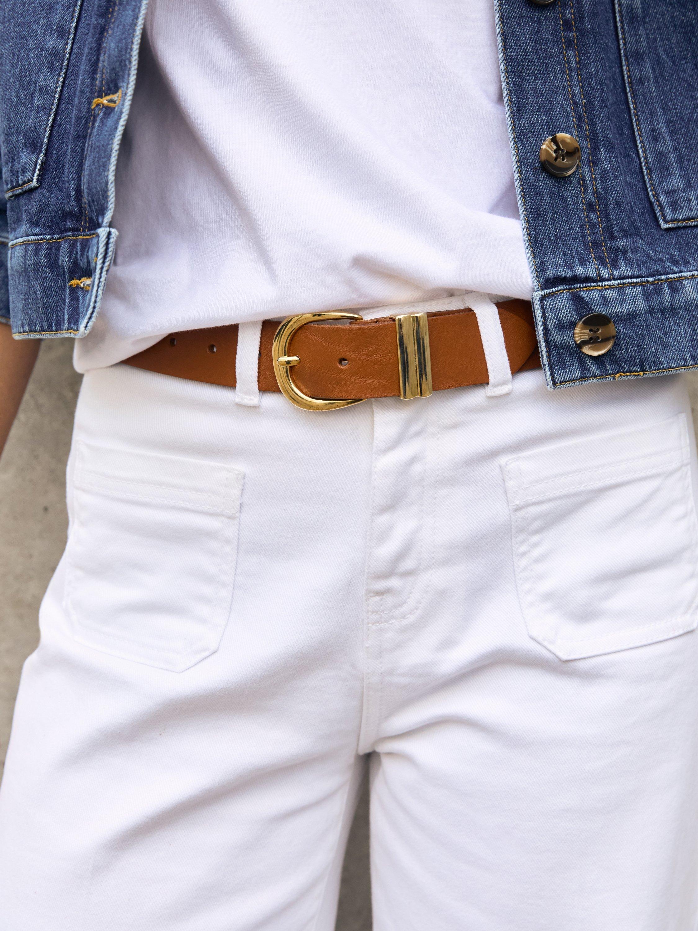 Product image 3 of 5, which shows Baukjen Jena Organic Cotton Rich Jeans, Soft White, 6