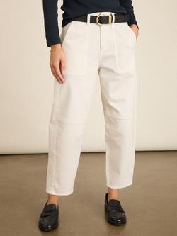 Baukjen Reece Organic Cotton Rich Jeans, Soft White - view 2, Soft White