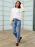 Baukjen Catarina Open Knit Cardigan, Cream