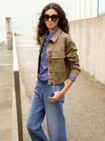 Baukjen Nata Organic Brushed Cotton Cropped Jacket
