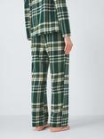 John Lewis Plaid Check Pyjama Bottoms, Green